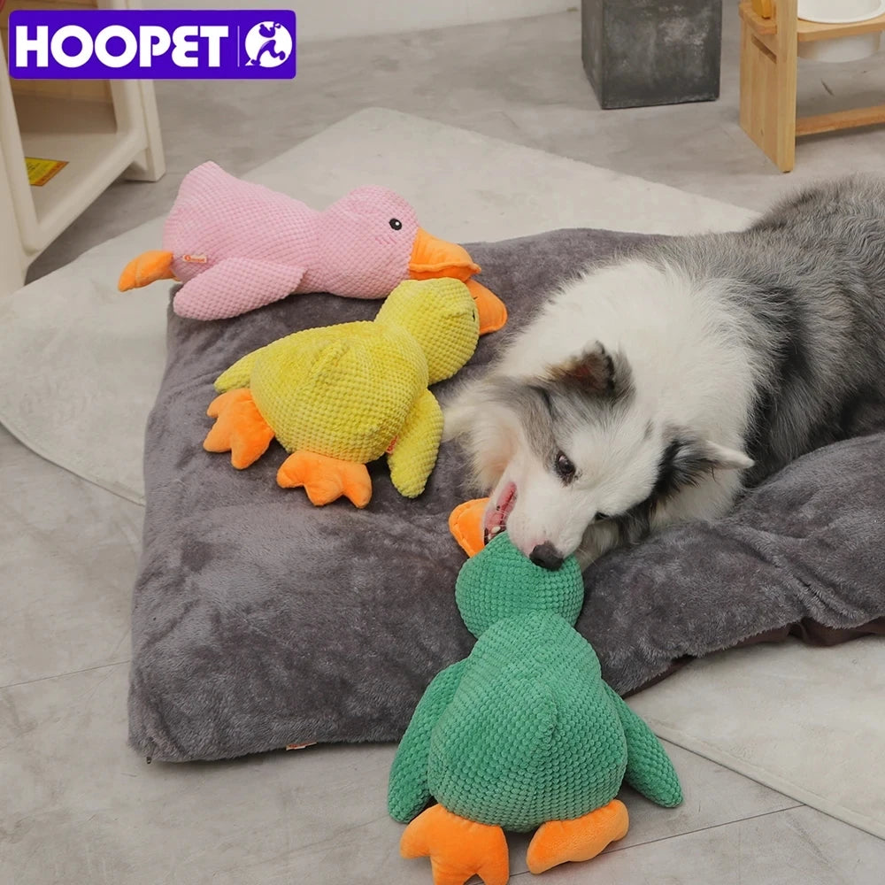 HOOPET Dog Duck Chew Toy - Outdoor Interactive Pet Training