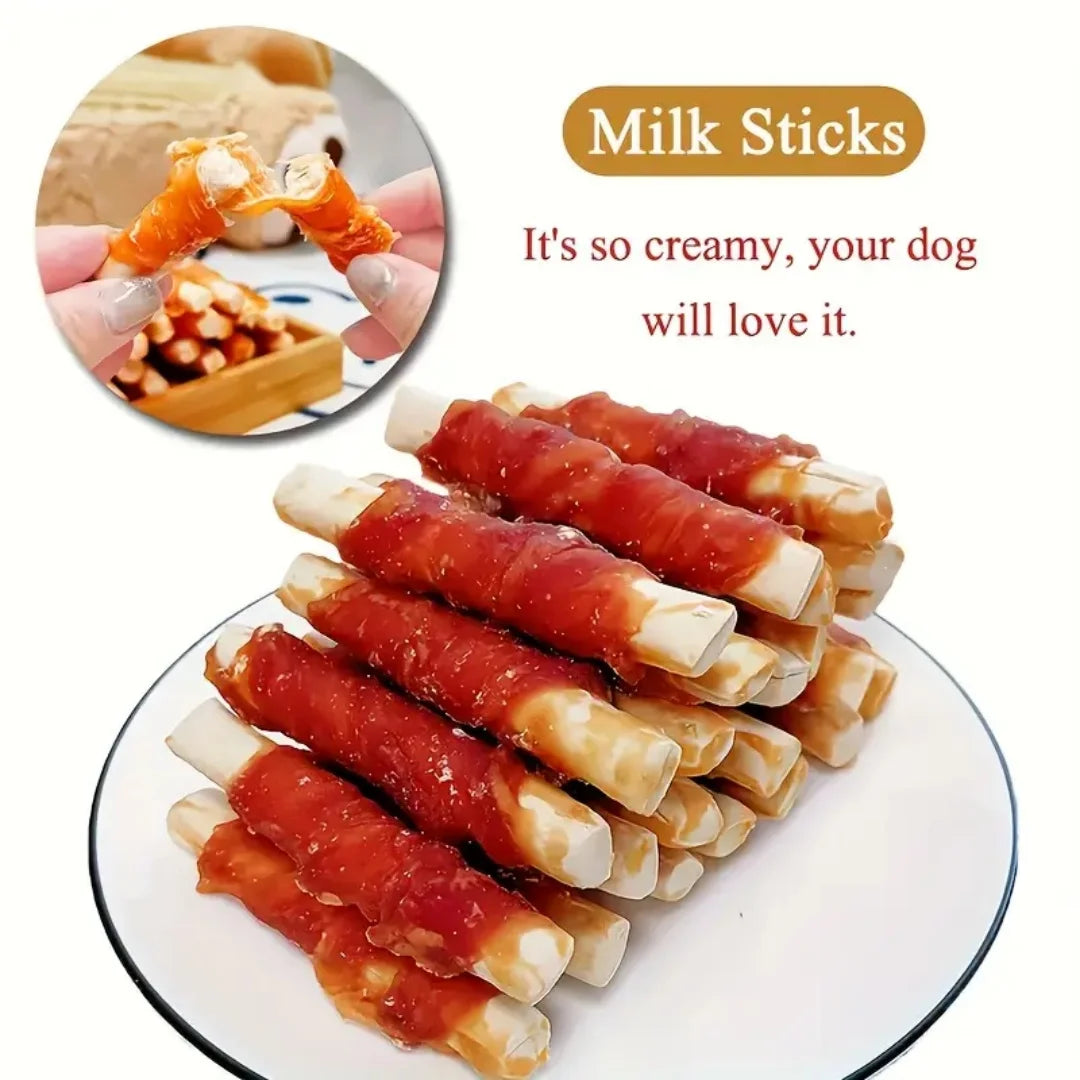 200g Dog Treats - Chicken/Duck & Milk/Sweet Potato, Healthy for All Dog Sizes