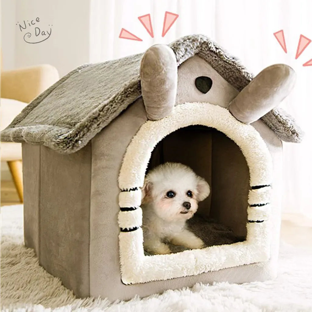 Soft House Dog Bed