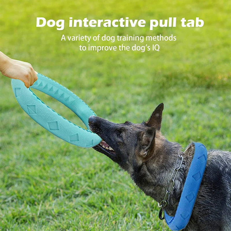 Interactive Dog Ring Toy for Chewing, Fetch, and Training